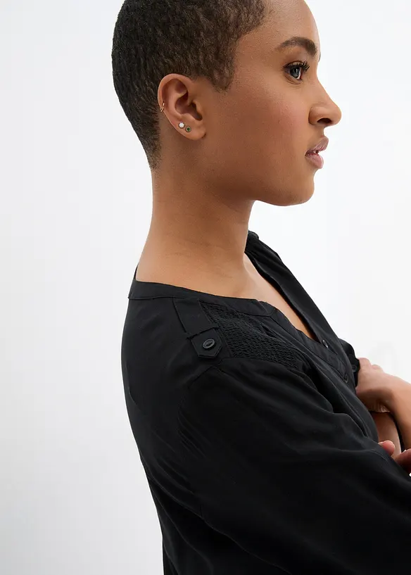 Blusetunika i myk viskose, bonprix