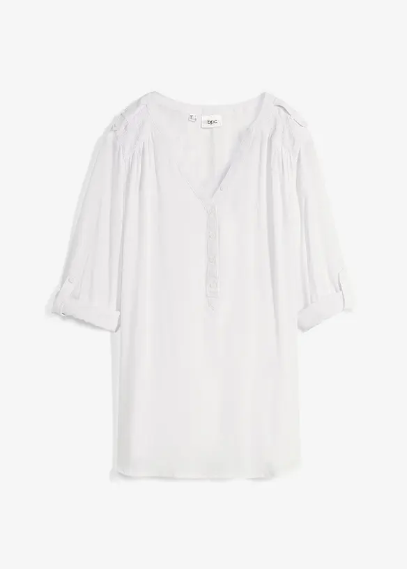 Blusetunika i myk viskose, bonprix