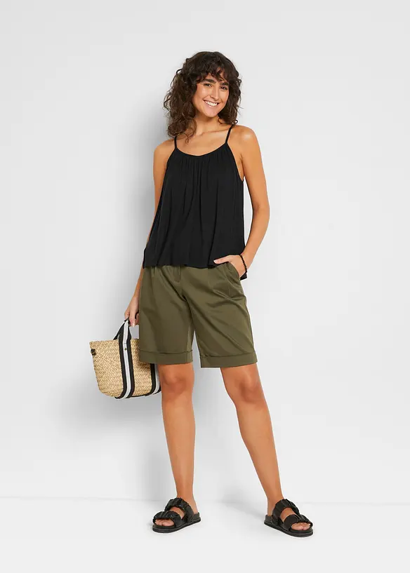 Stroppetopp i lett viskose, bonprix