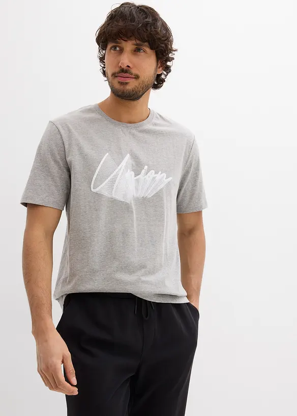 T-skjorte i 100% &oslash;kologisk bomull, bonprix