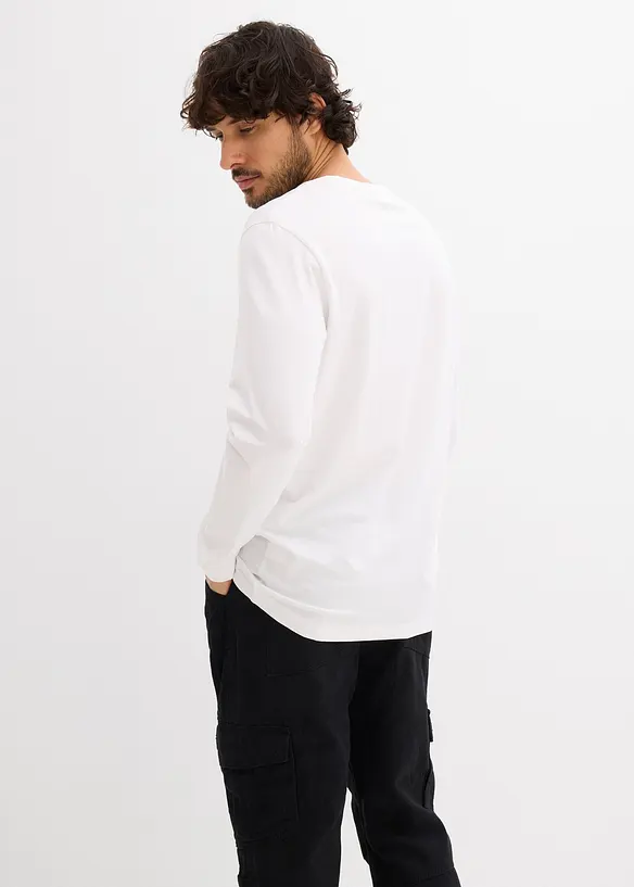 Langermet shirt med stretch, Slim Fit, bonprix