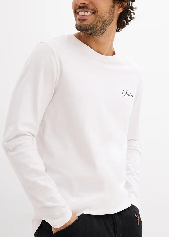 Langermet shirt med stretch, Slim Fit, bonprix