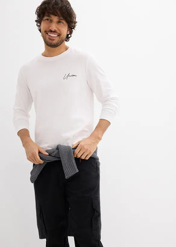 Langermet shirt med stretch, Slim Fit, bonprix