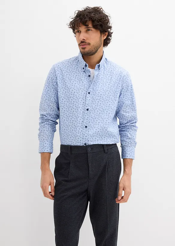 Businesskjorte i 100% bomull, Modern fit, bonprix