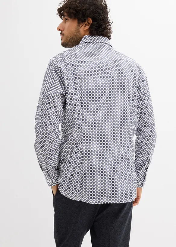 Businesskjorte i 100% bomull, Modern fit, bonprix