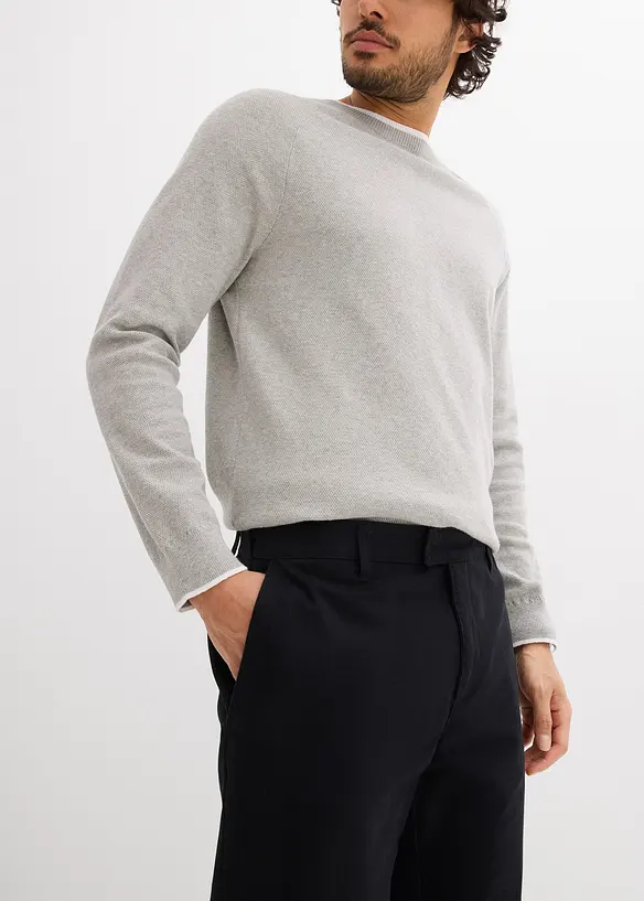 Chinos i 100% bomull, Relaxed Fit, bonprix