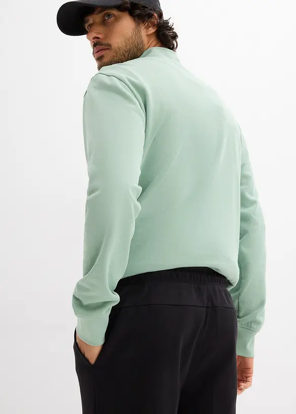 Pull on-bukse i bomull med stretch, Slim fit, bonprix