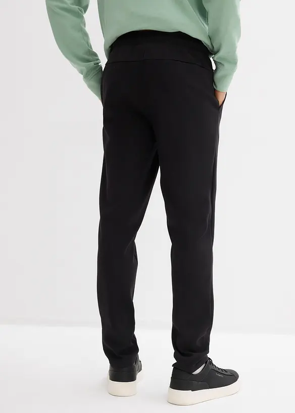 Pull on-bukse i bomull med stretch, Slim fit, bonprix