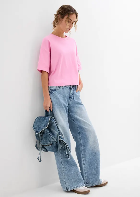 T-skjorte i 100% &oslash;kologisk bomull, bonprix