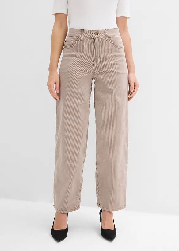 Ballongbukse med stripem&oslash;nster, bonprix