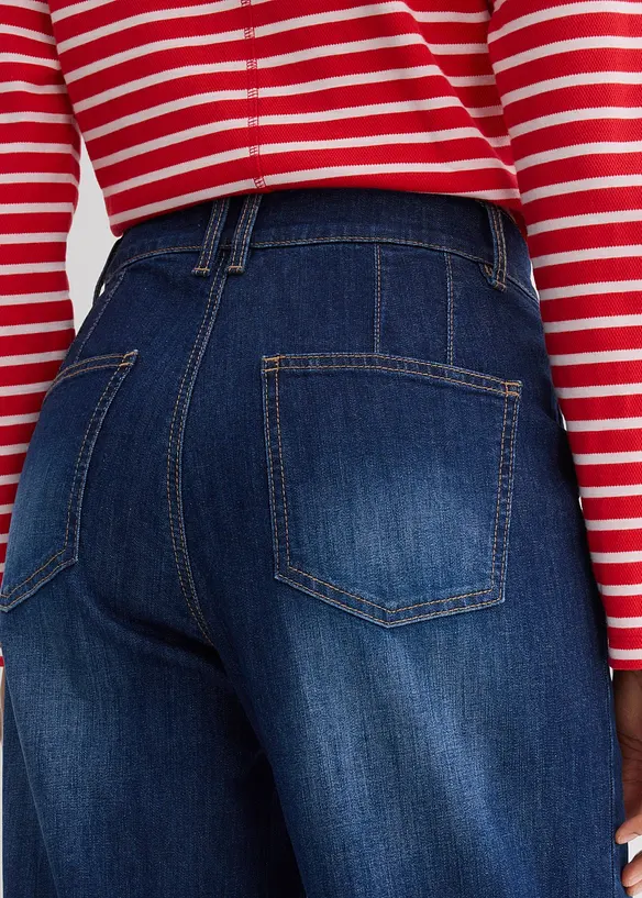 Wide Leg-jeans High Waist, bonprix