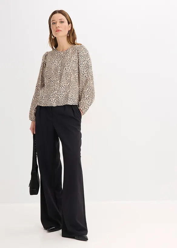 Bluse av viskosemiks, bonprix