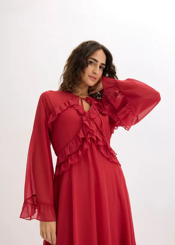 Chiffonkjole, bonprix