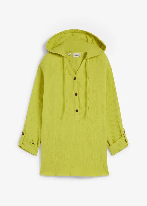 Pull on-bluse i luftig musselin, bonprix