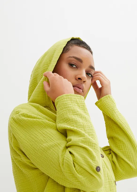 Pull on-bluse i luftig musselin, bonprix