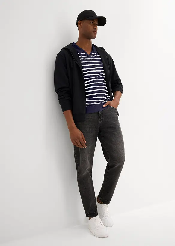 Poloskjorte med &oslash;kologisk bomull, bonprix