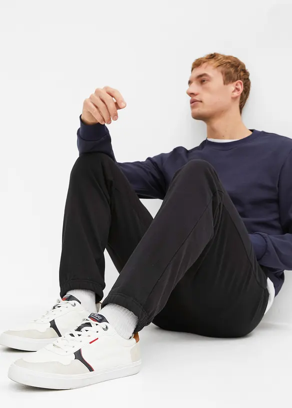 Joggebukse i 100% &oslash;kologisk bomull, bonprix