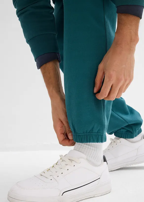 Joggebukse i 100% &oslash;kologisk bomull, bonprix