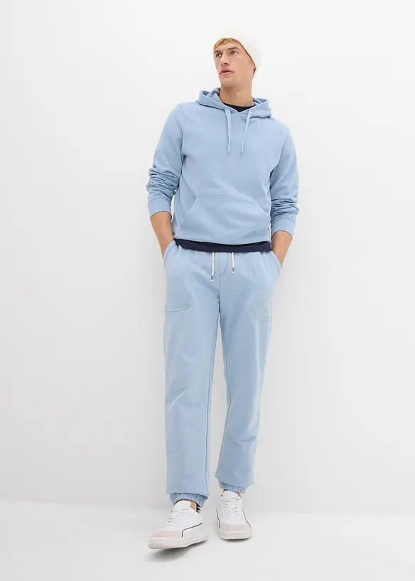 Joggebukse i 100% &oslash;kologisk bomull, bonprix