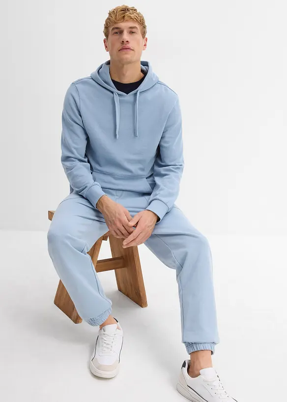 Joggebukse i 100% &oslash;kologisk bomull, bonprix