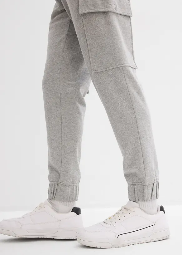 Joggebukse med cargolommer, Loose fit, bonprix