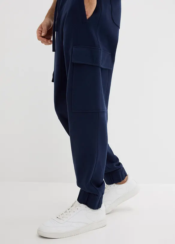Joggebukse med cargolommer, Loose fit, bonprix
