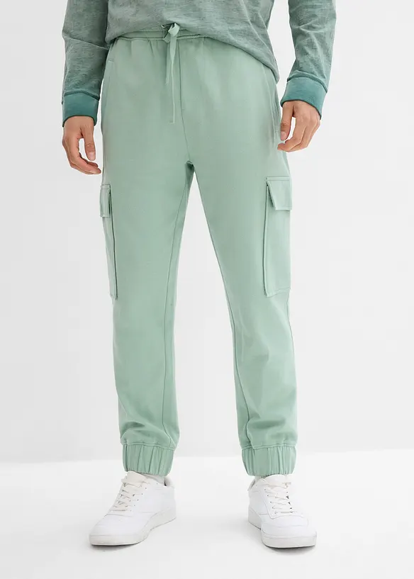 Joggebukse med cargolommer, Loose fit, bonprix