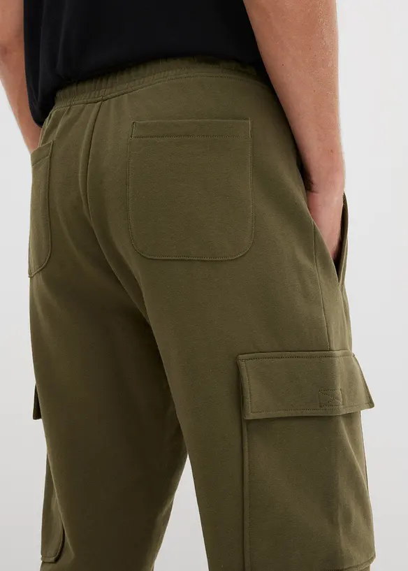 Joggebukse med cargolommer, Loose fit, bonprix