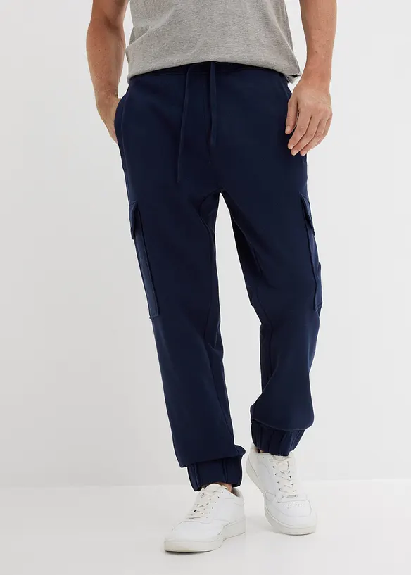 Joggebukse med cargolommer, Loose fit, bonprix