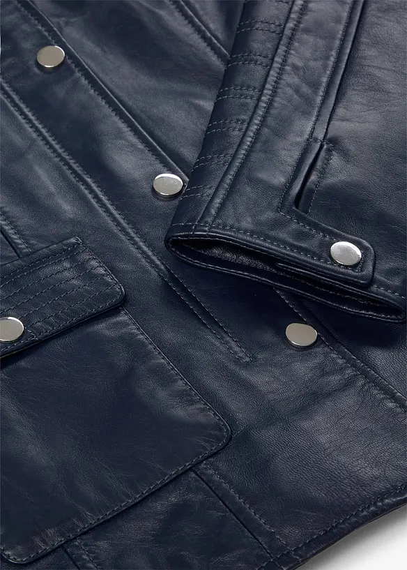 Skinnjakke i lammenappa, bonprix