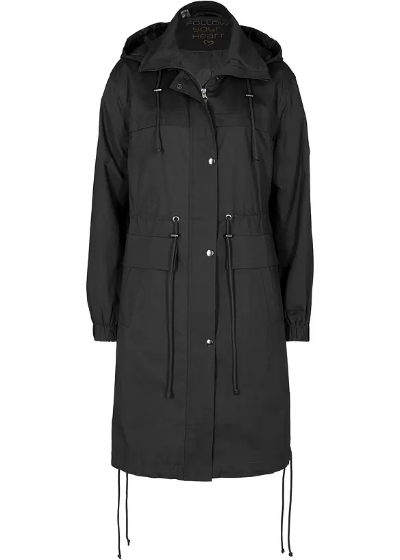 Trench-parkas med store lommer, bonprix