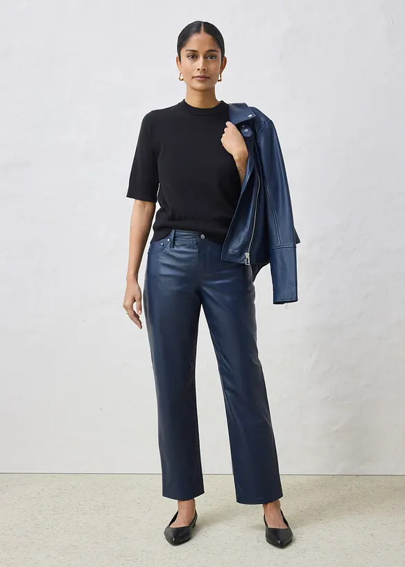 Skinnbukse i lammenappa, bonprix