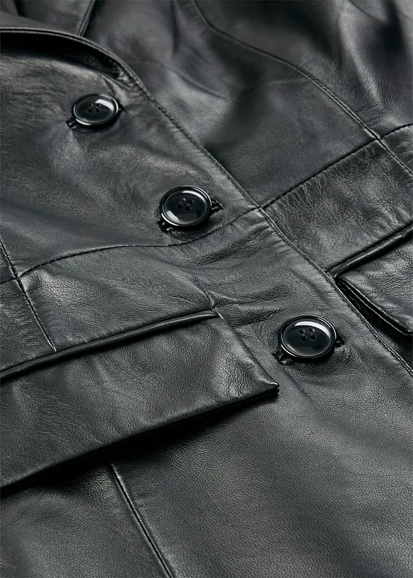 Kort blazerk&aring;pe i lammenappa, bonprix