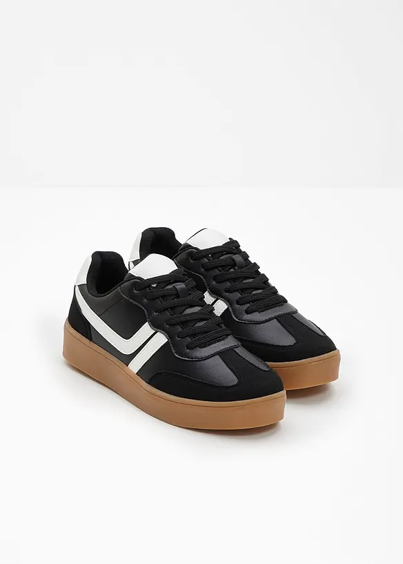 Plat&aring;sneakers i retrostil, bonprix
