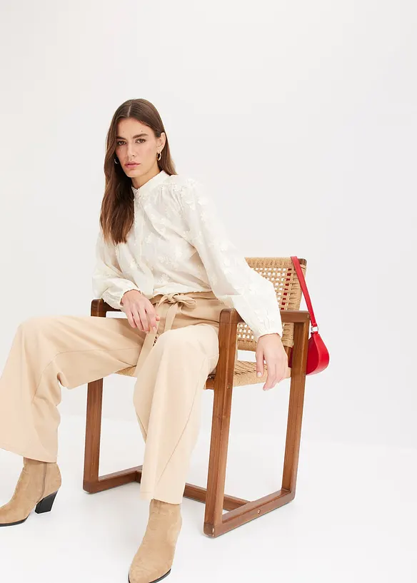 Bluse i 100% bomull, bonprix