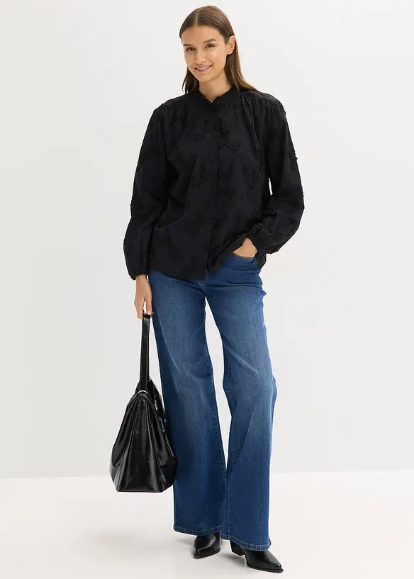 Bluse i 100% bomull, bonprix