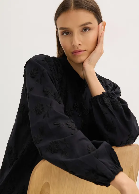 Bluse i 100% bomull, bonprix