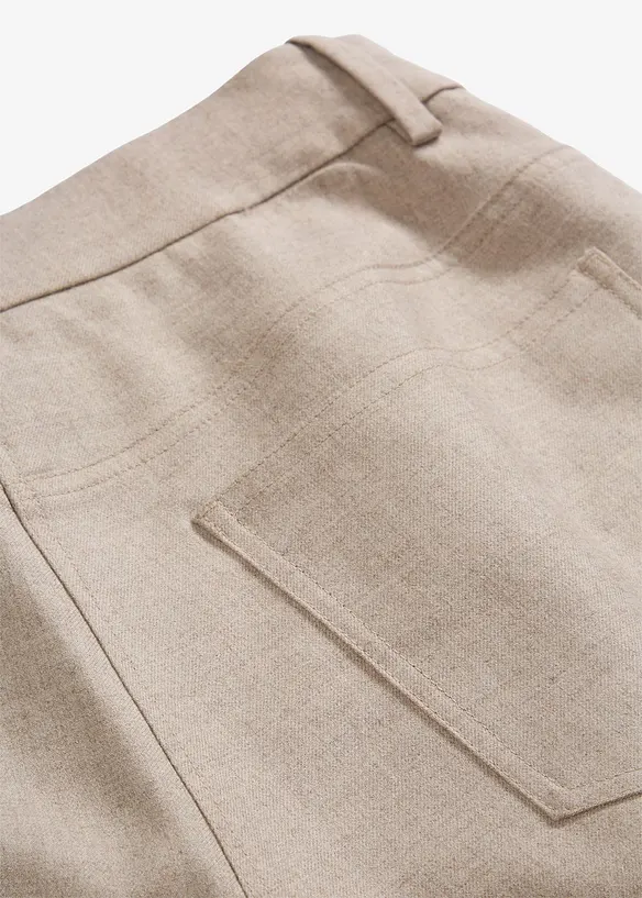 Vid bukse med ull og fem lommer, bonprix