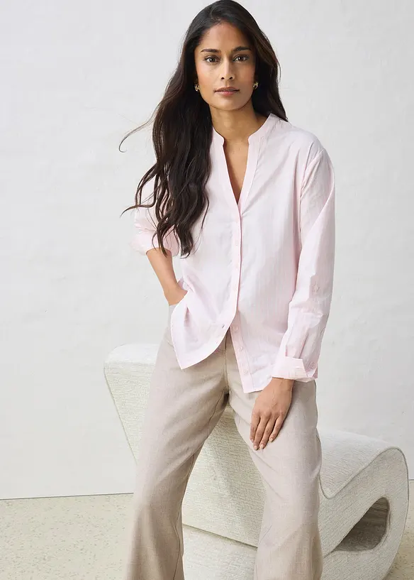 Vid bukse med ull og fem lommer, bonprix