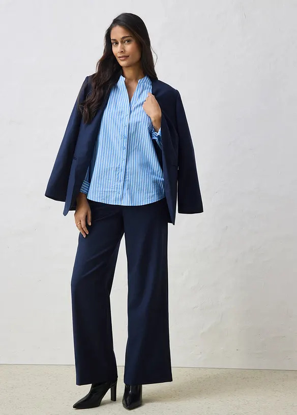 Skjorte med silke, bonprix