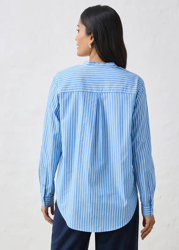 Skjorte med silke, bonprix