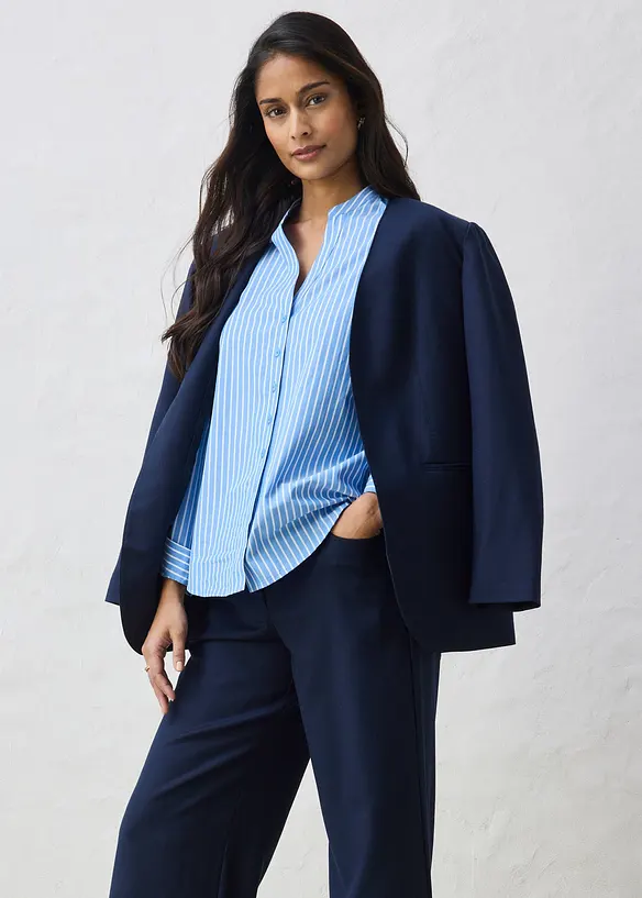 Skjorte med silke, bonprix