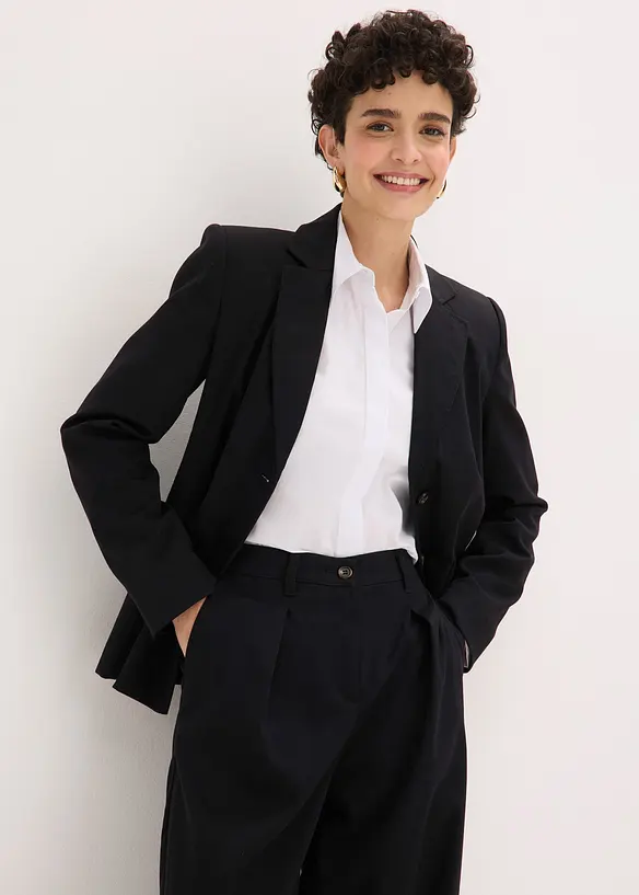 Barrel bukse med legg, bonprix