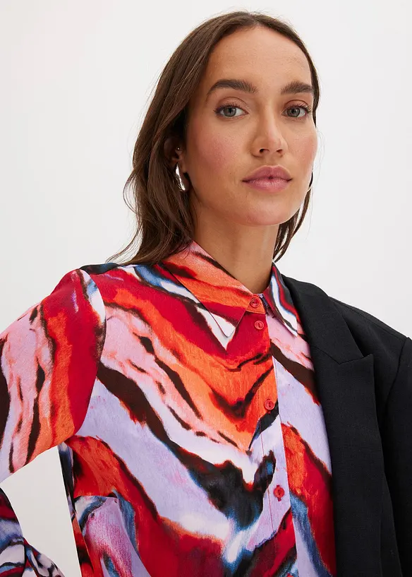 M&oslash;nstret bluse, bonprix