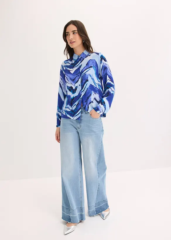 M&oslash;nstret bluse, bonprix