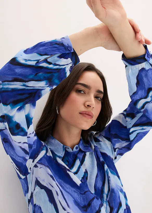 M&oslash;nstret bluse, bonprix