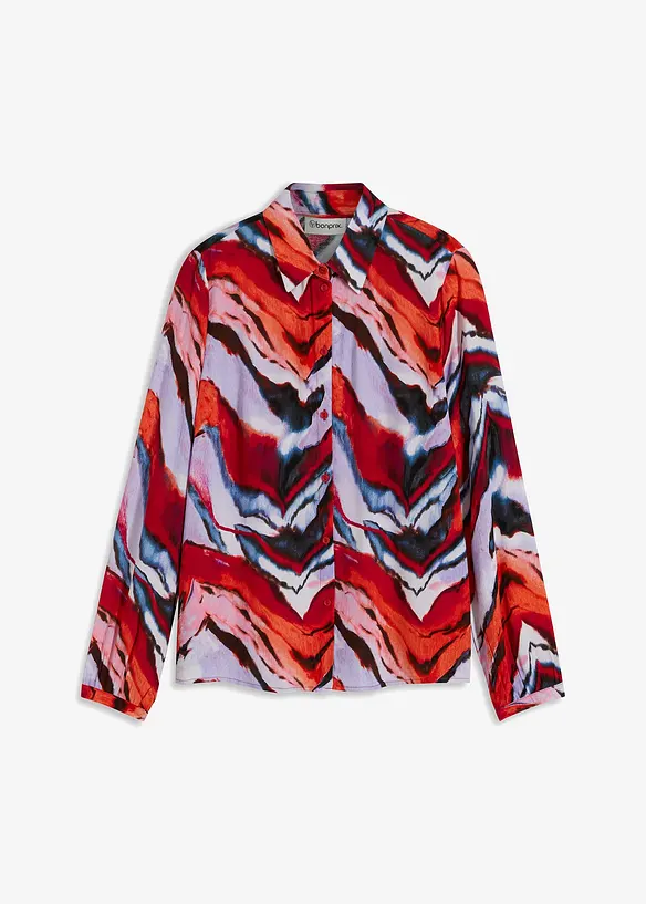 M&oslash;nstret bluse, bonprix