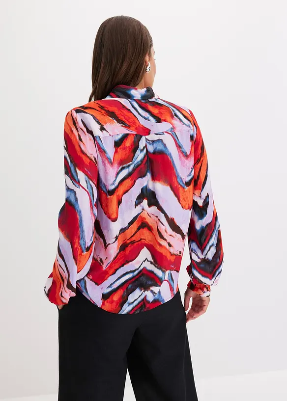 M&oslash;nstret bluse, bonprix