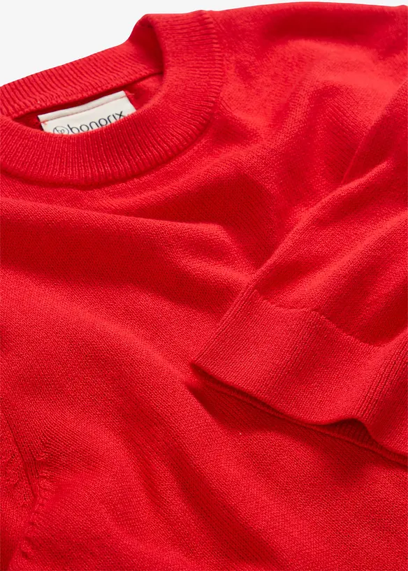 Genser med silke, bonprix