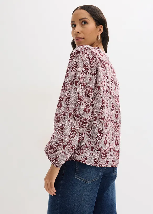 Bluse i 100% bomull, bonprix